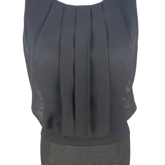 bebe Sleeveless Little Black Dress - Size 6 - Picture 4 of 16